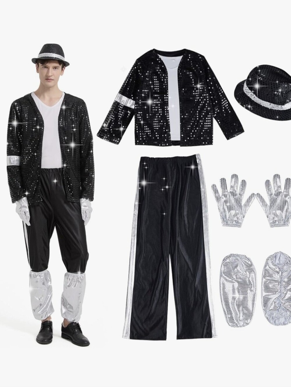 NIB Michael Jackson Halloween Costume - Medium